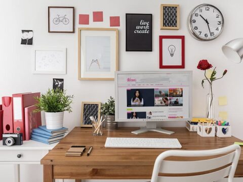 how to glam up your workspace