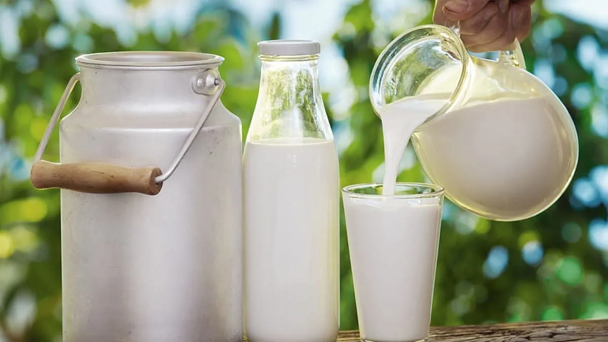 glass of milk balanced diet