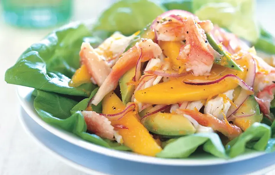 crab mango and avocado salad with citrus dressing/Lifestyle Metro