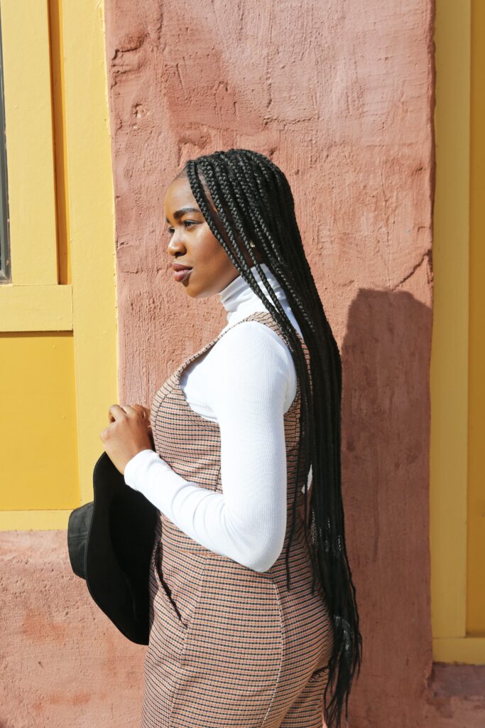 Protective hairstyles for natural hair: Box braids