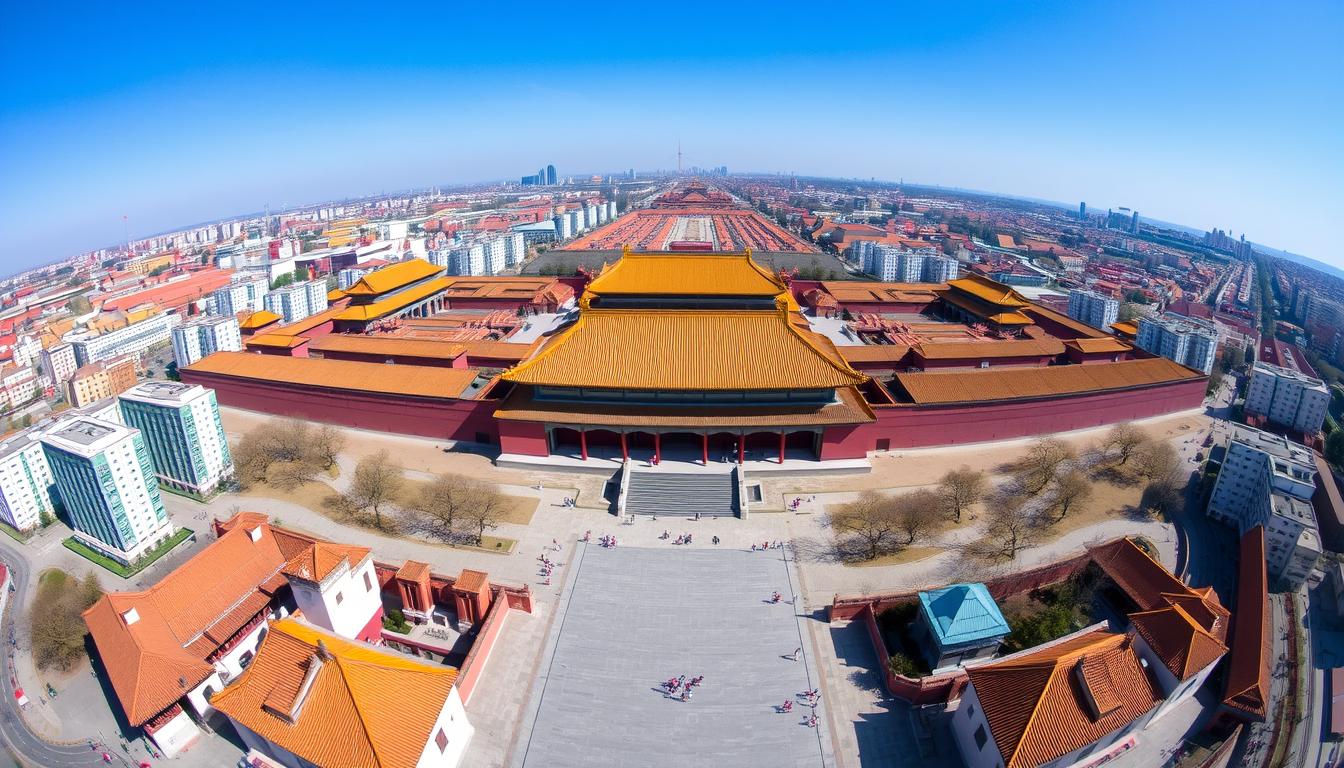 Aerial view of the Forbidden City in Beijing, one of the best places to visit in China