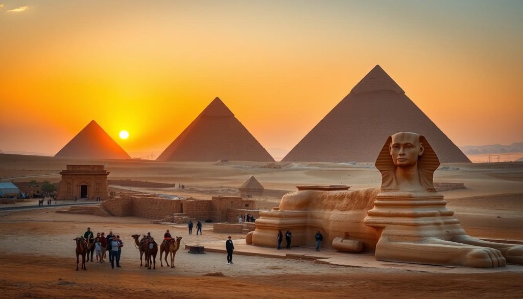 The Pyramids of Giza, Giza, Egypt