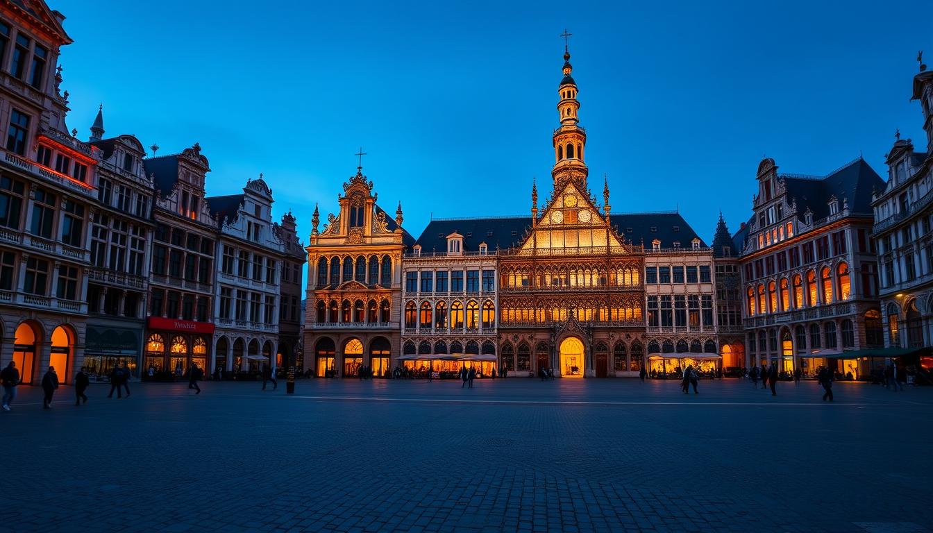 The stunning Grand Place in Brussels, a UNESCO World Heritage site and one of the Best Places to Visit in Belgium