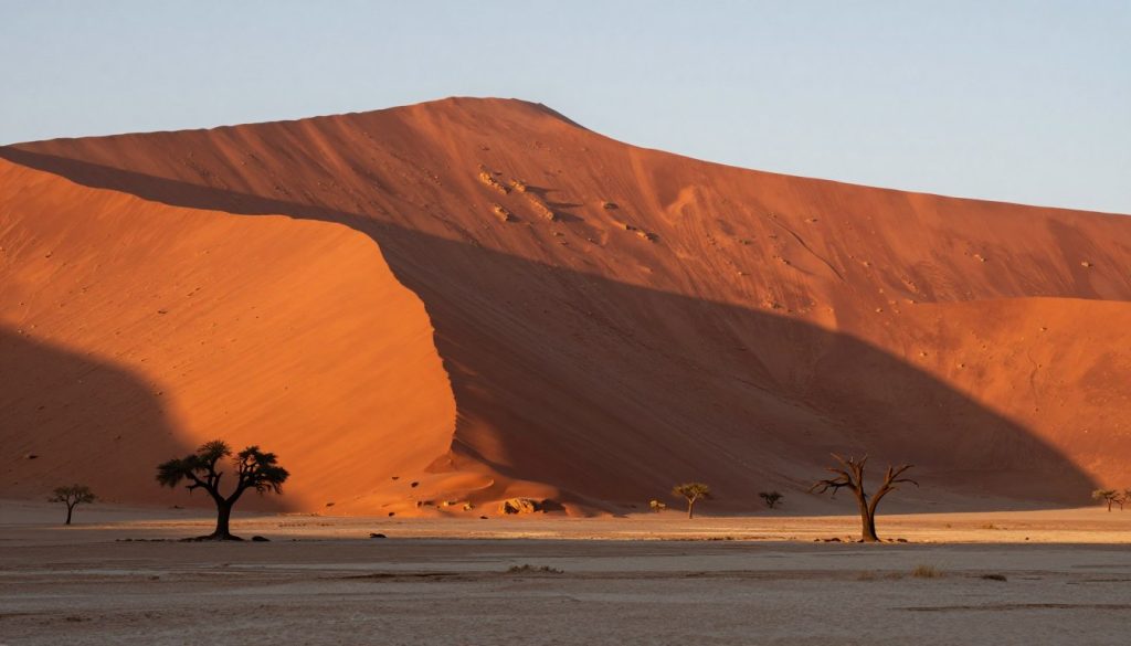 The red dunes of Sossusvlei, Namibia